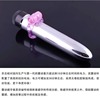 Crystal transparent vibration ring men and women flirting clitoral sleeve couple vibrators wholesale one generation