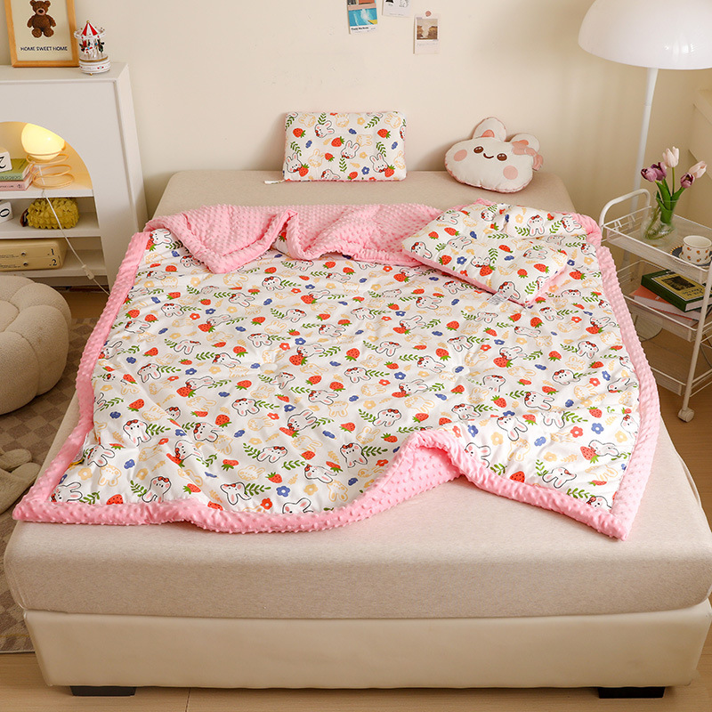 [A급 면 100% <원피스> 세탁기 사용 가능] - 흰토끼 [사계절 사용 가능]