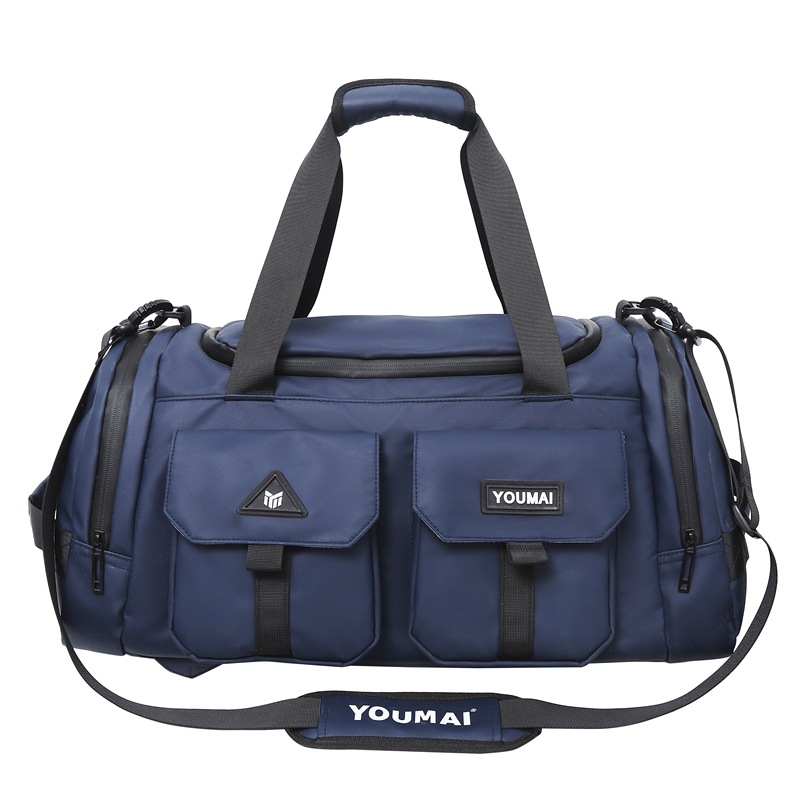 Nueva bolsa de fitness para deportes al aire libre de gran capacidad a prueba de salpicaduras de agua, separación en seco y húmedo, bolsa de viaje, bolsa de almacenamiento de equipaje