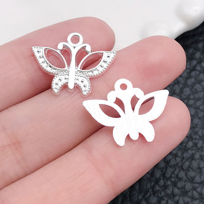 100種類の五色抜き蝶トンボミツバチ合金ペンダントdiyブレスレットキーホルダーアクセサリーバッグ|undefined