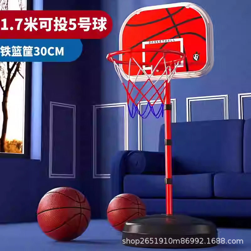 Transfronterizos infantiles bastidor de baloncesto interior elevable marco de baloncesto juguete interior y exterior para niños entrenamiento de anillo de tiro jardín de infantes