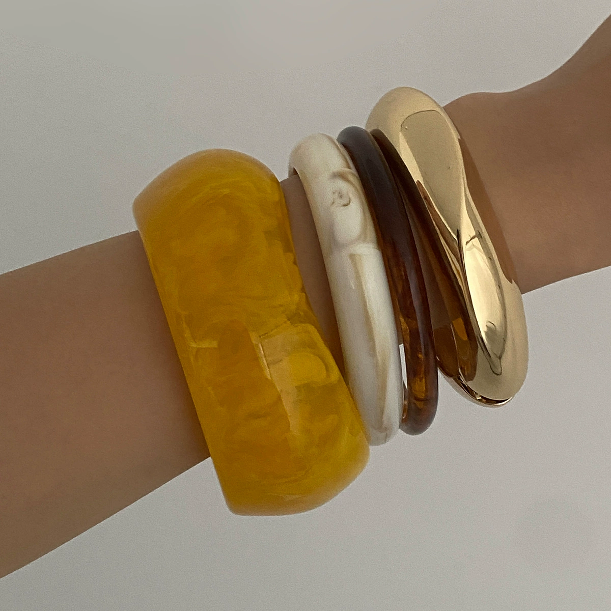 (Пэрызаграничная торговля), Tide, retro accessory, trend glossy bracelet, European style, high-quality style
