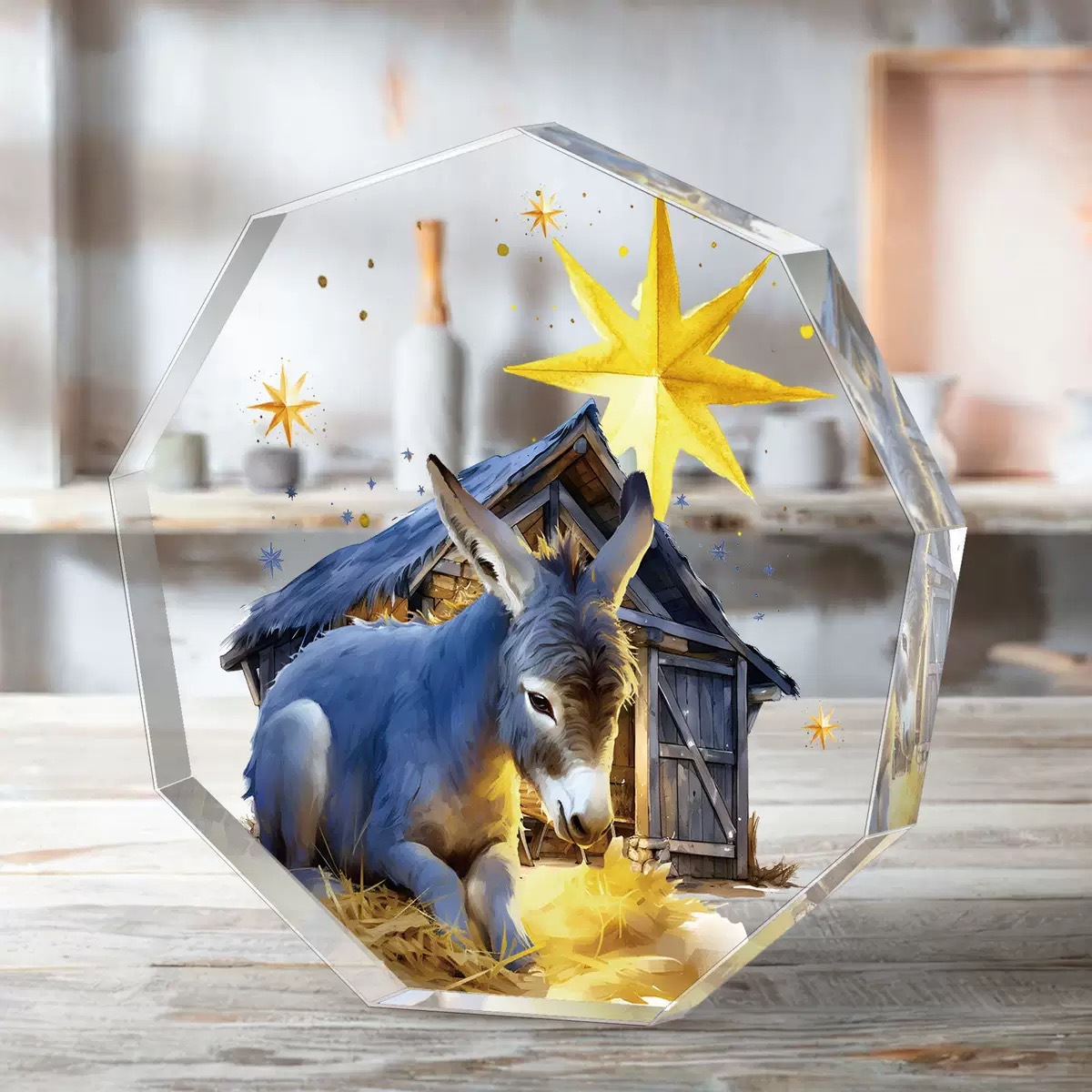Adorno Acrílico Decorativo Festivo de Acrílico de Alta Transparencia para Pascua y Navidad image 10