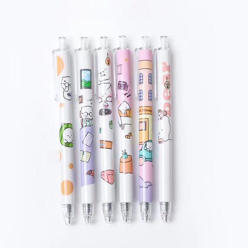 Cartoon click dot dispensing creative handmade high-value pen-type dispensing pen hand account quick-drying dot dispensing pen wholesale