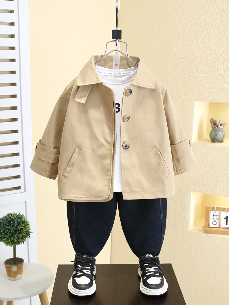 Chaqueta Estilosa para Niños 7100, Cortavientos de Primavera y Otoño para Niños, Nueva Moda 2026, Prenda Superior Versátil para Bebés