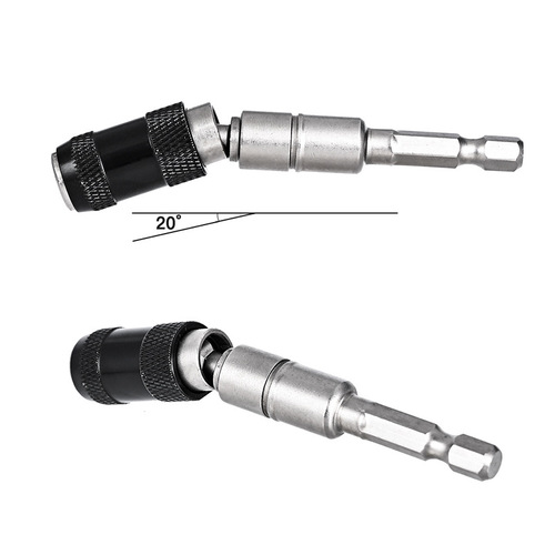 Screwdriver direction change adapter multi-angle hand drill driver universal extension rod wholesale hexagonal handle conversion extension rod