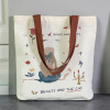 Summer shopping bag, capacious linen bag, cloth bag, wholesale