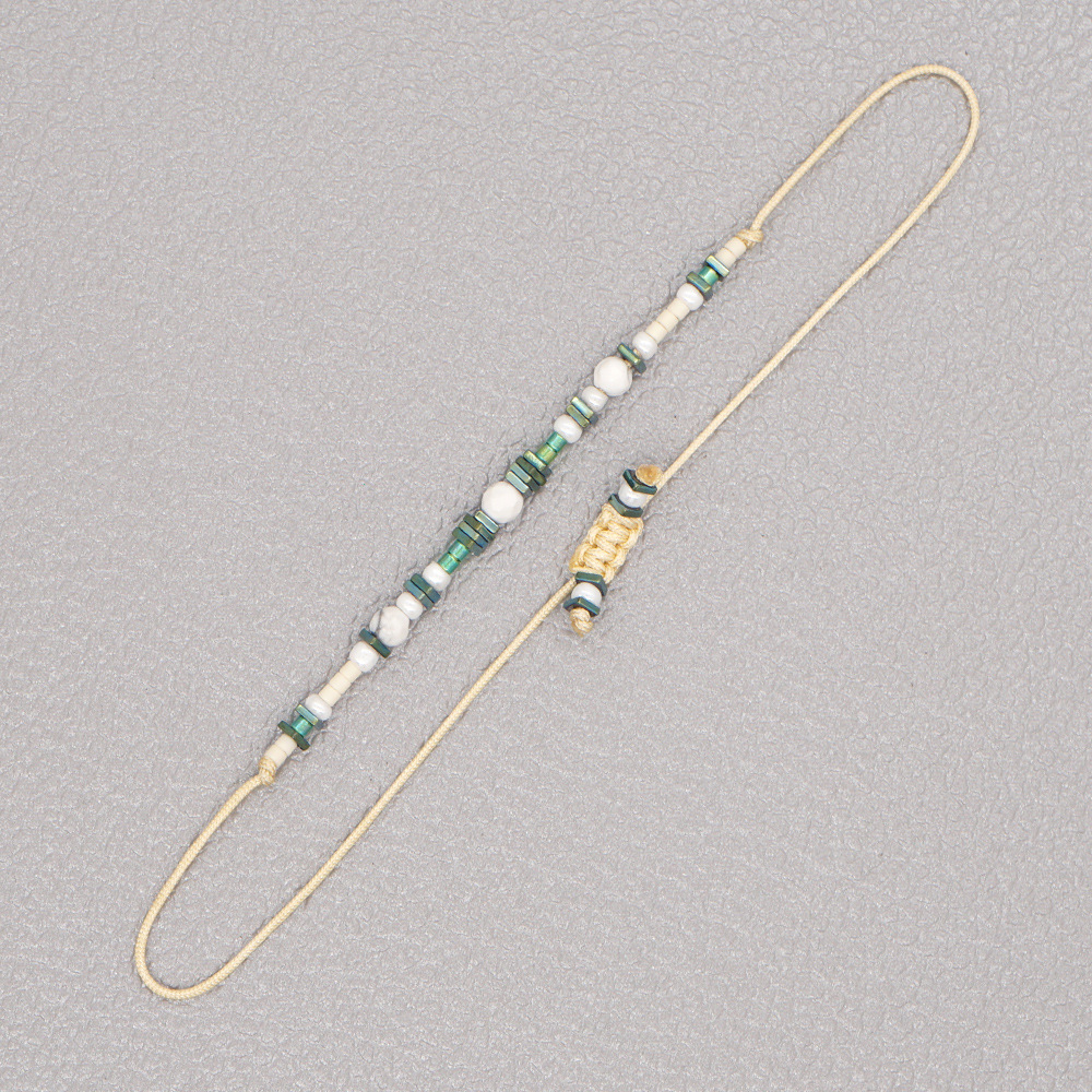 ethnic style rice beads handmade semiprecious stones beaded braceletpicture5