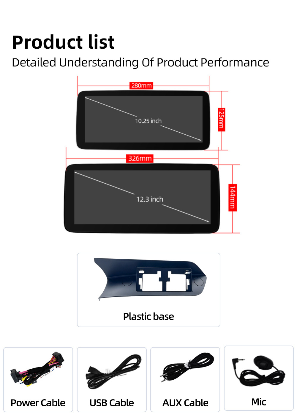 Original Car Style Android Central Control Large Screen Suitable for Mercedes-Benz C-Class W204 S204 2011-2015 Car Navigation Touch Screen