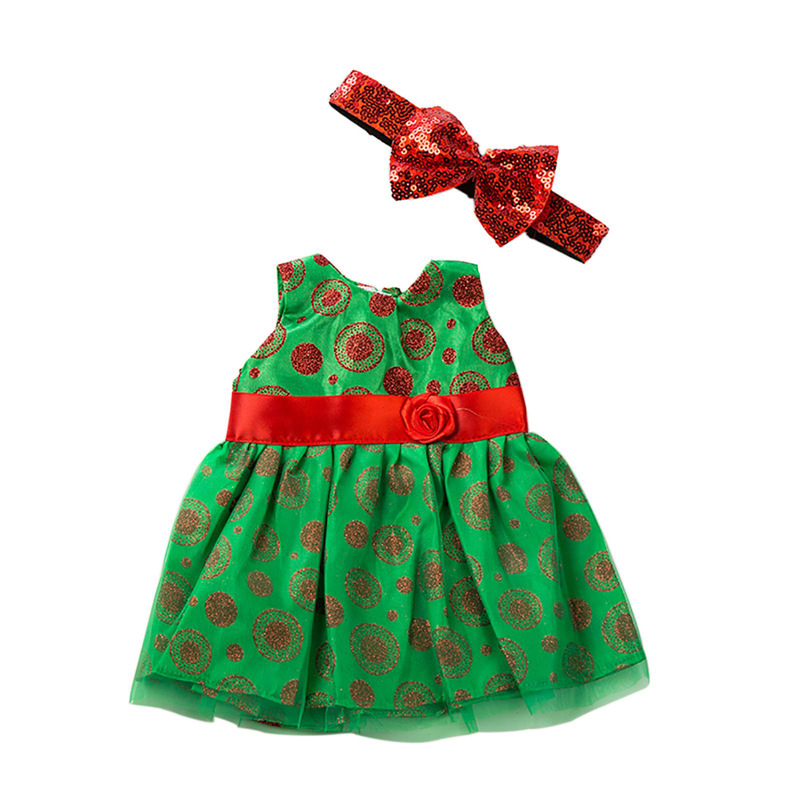 Ropa de muñeca de Navidad, muñeca americana de 45cm, muñeca vestida, venta al por mayor