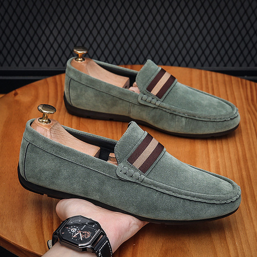 2024 Spring and Summer New Men's Beanie Shoes, Men's Casual Shoes, Versatile Lazy One-Pitch Driving Shoes, Dropshipping