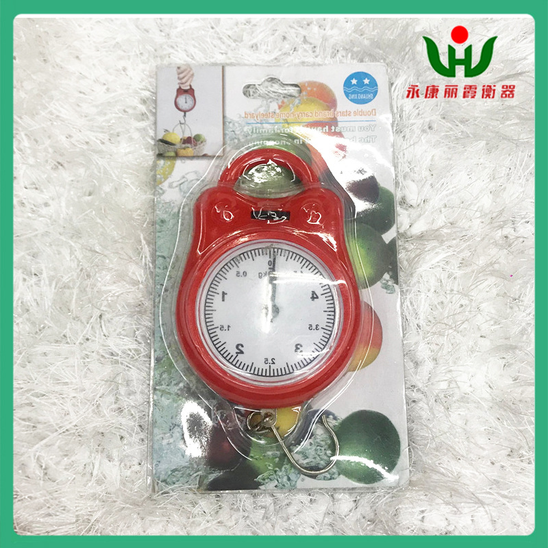 称重5kg卡通可爱便携家用小称水果蔬菜秤钩秤猫头鹰弹簧秤