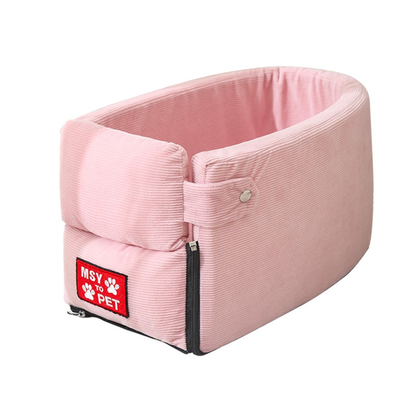 Hundeauto-Sicherheitssitzkissen, koreanischer Stoff, leicht zu reinigen, abnehmbares Haustiernest für den Hausgebrauch_voghion.com