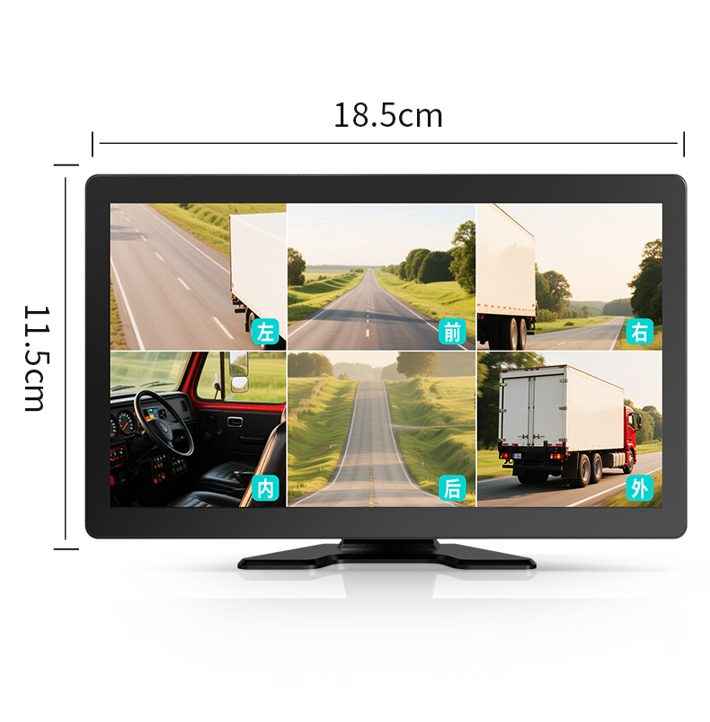 10-Inch 4-Split All-In-One Bsd/Adas Vehicle-Mounted Pedestrian Warning Blind Spot Monitoring High-Definition Recorder