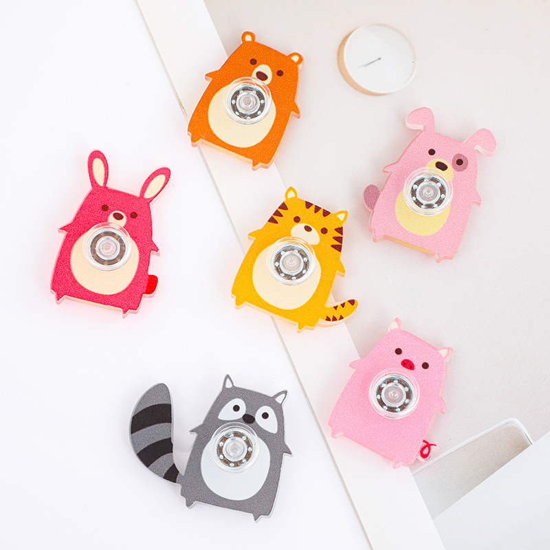 Nuevo estilo transfronterizo de dibujos animados giroscopio de dedo animal pequeño giroscopio de dedo juguete de gashapon juguete de descompresión transfronteriza al por mayor