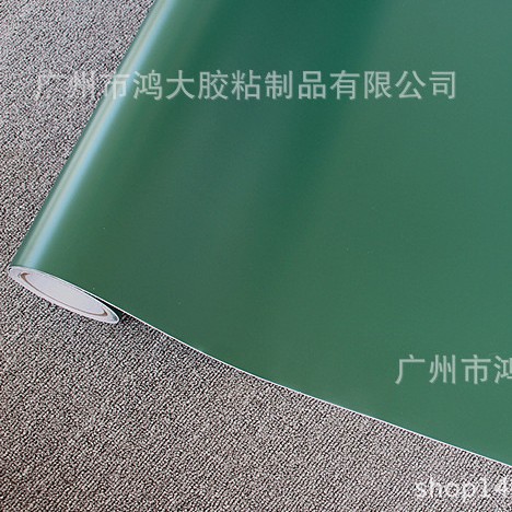 深绿色PVC膜加厚石材深加工工艺保护膜墓碑雕刻保护喷砂胶带出口