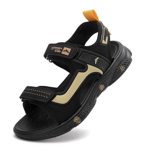 Boys' Cool Shoes 2025 Summer Children's Soft Sole Anti-Slip Medium & Large Boys' Outer Wear Sports Beach Shoes