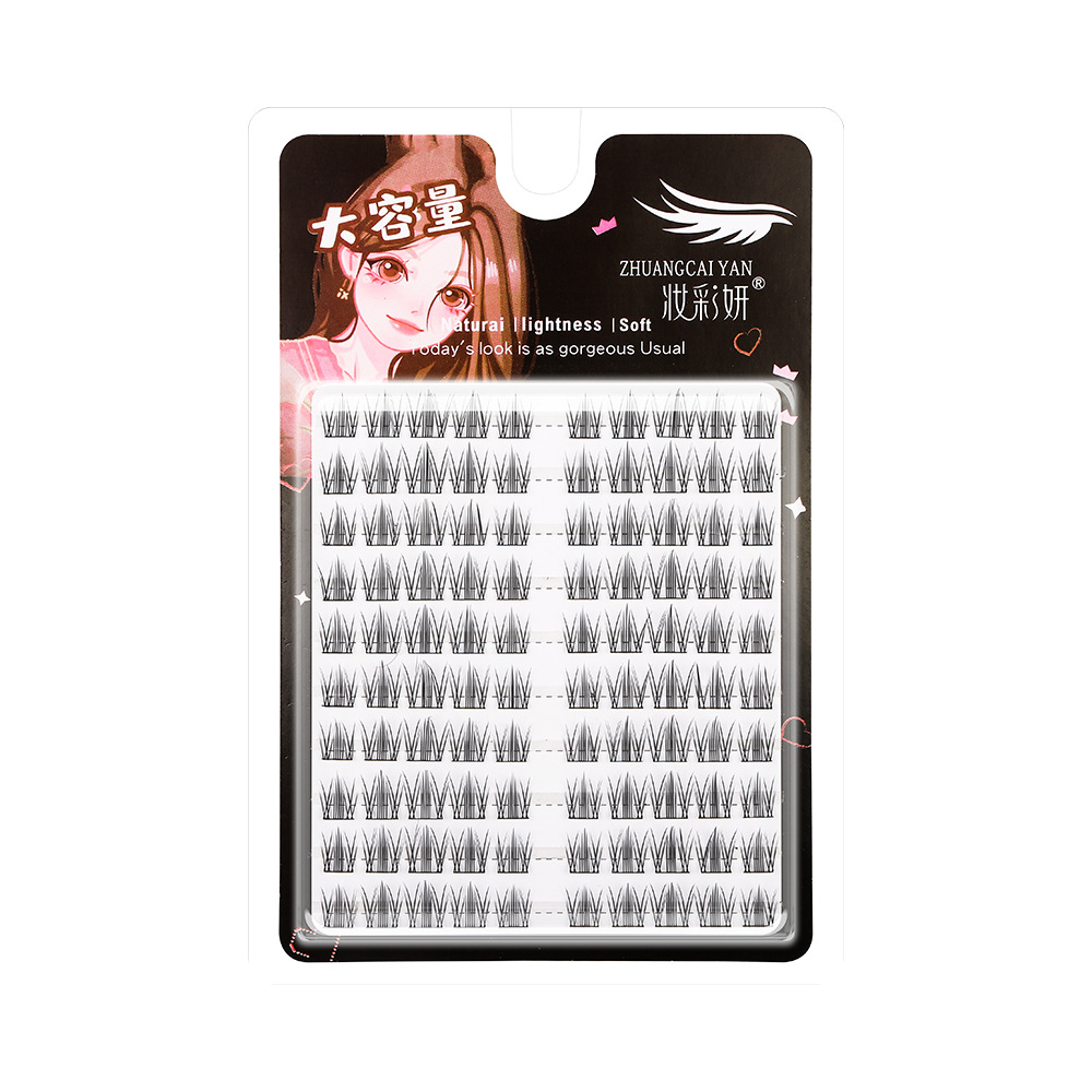 Mermaid Pestañas postizas Trilogía de gran capacidad Iceberg Flower Sea Simulación natural Demonio rizado Pestañas injertadas