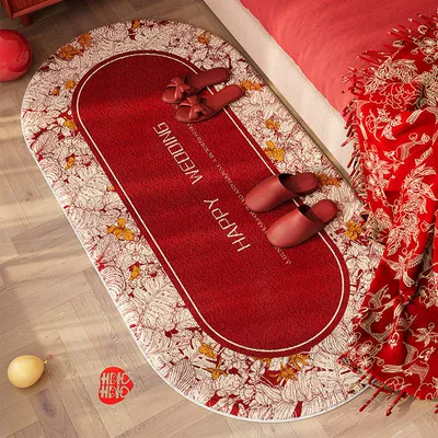 Blanket Oval Soft Red | Car Carpet
