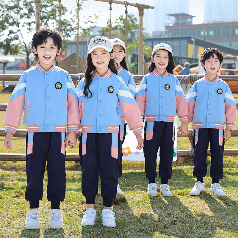 Spring and Summer New Student Uniform Sets for Primary and Middle School Students, British Style Kindergarten Uniforms, Sports Meet Class Uniforms, Sports Clothes
