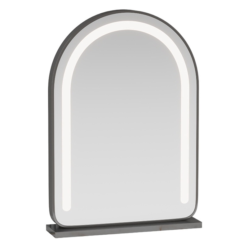 Arco de escritorio LED espejo de maquillaje con luz colgante de pared elegante vestidor espejo colgante de pared espejo de baño