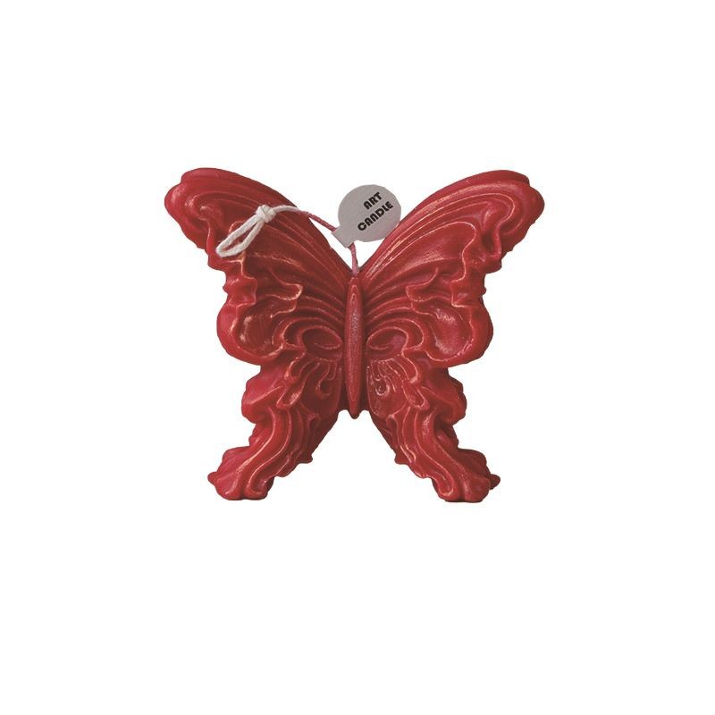 Ventas transfronterizas candlas hechas a mano mariposas coloridas regalos de mano boda al por mayor modelado decoración de velas multicolores ventas calientes