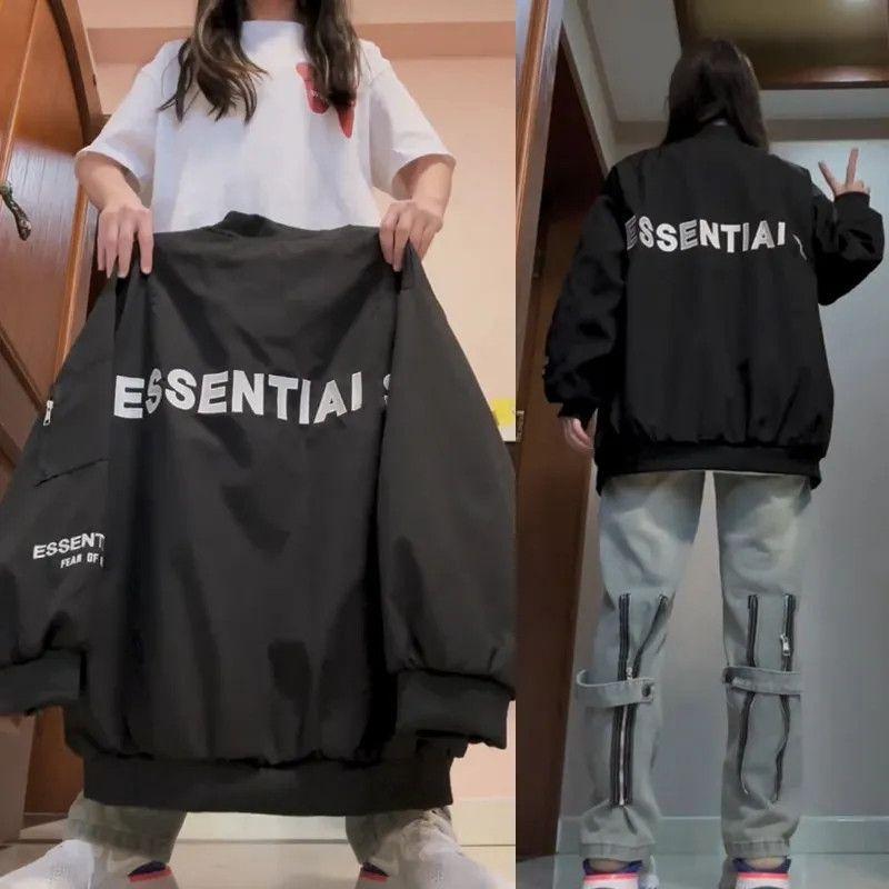 アメリカのレトロなパイロットのジャケットの女性春と秋の韓国版bfのゆるい野球服のファッション|undefined