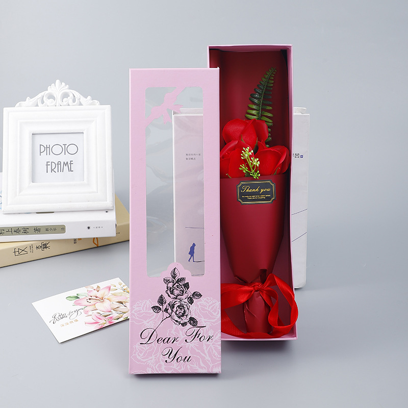 Sanba diosa Festival creativo Rosa jabón ramo caja de regalo para hombre novia regalo empresa actividad regalo