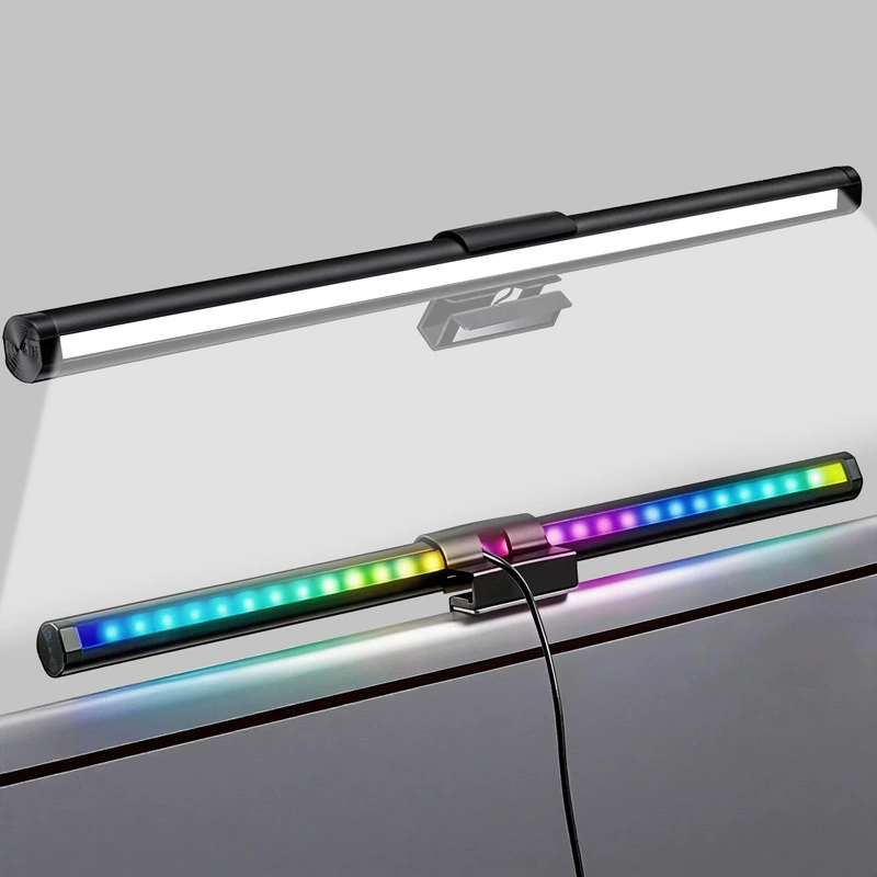 Умная светодиодная подсветка окружения, управление по Wi‑Fi/Bluetooth RGB, варианты настольного и напольного зеркал