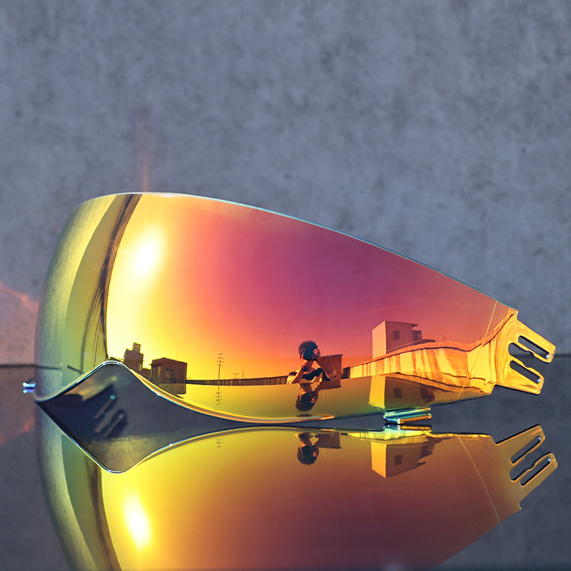 GB7 escorpión casco lente de visión nocturna transparente HD color marrón protector solar antivioleta para el parabrisas