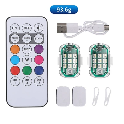 Cross-border supply of motorcycles, electric Tail light - 18-key-remote-control-2-lights-and-1-remote-control