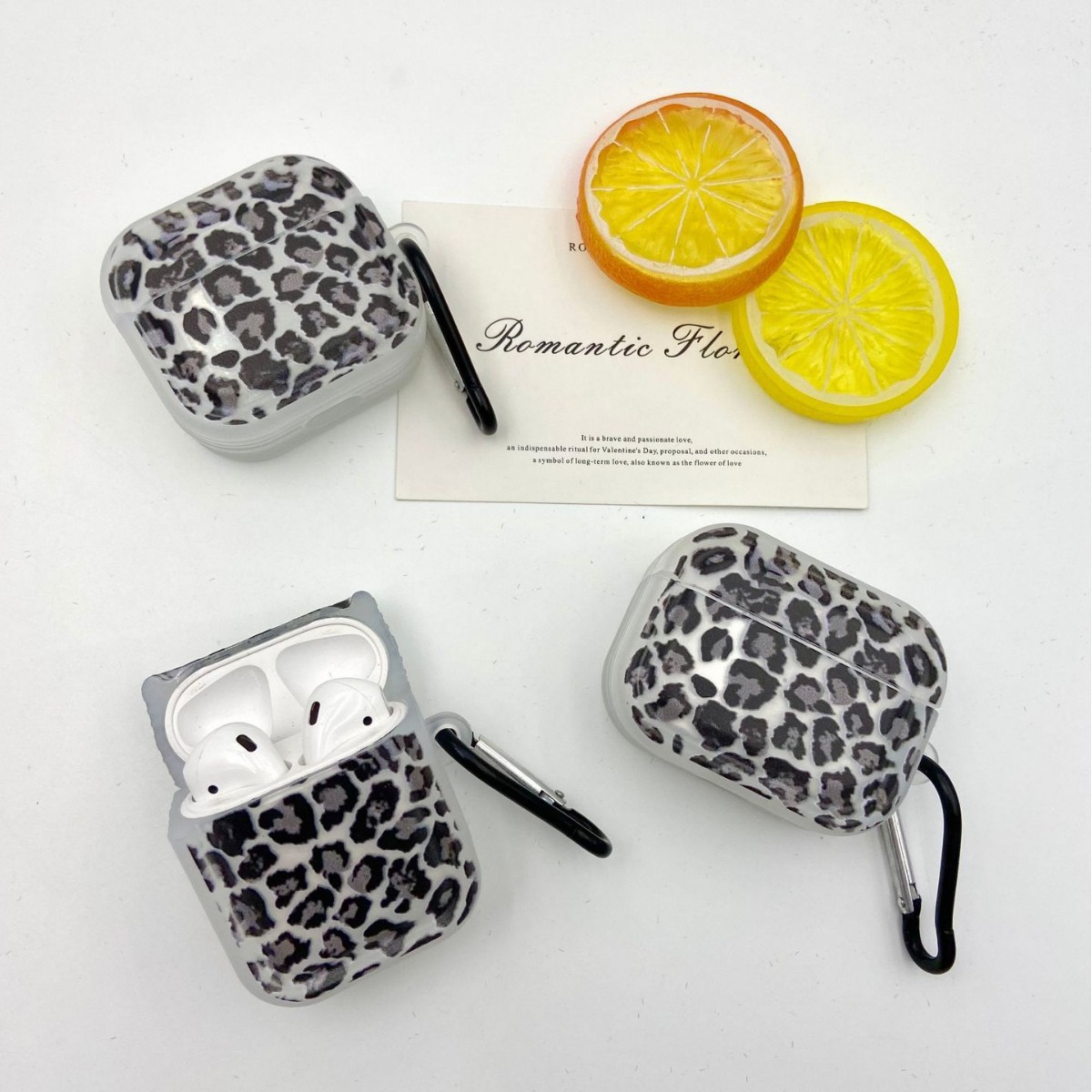 Leopard Print Suitable for Apple AirPods 2Nd Generation Pro2 Headphone Shell 3Rd Generation Wireless Bluetooth Headphone Protective Shell