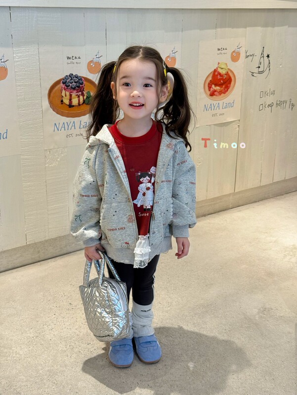 儿童加绒加厚卫衣开衫2025冬季新款女童宝宝印花长袖上衣女孩冬装|undefined