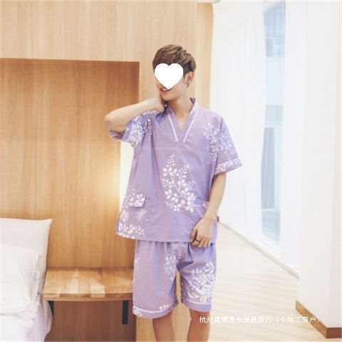 귀여운 면화 애호가의 남녀 한국어 버전 사우나 옷 목욕 발 마사지 옷 도매 목욕