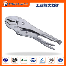厂家销售10寸三钉V型口 多功能万用夹钳省力钳固定钳重型大力钳