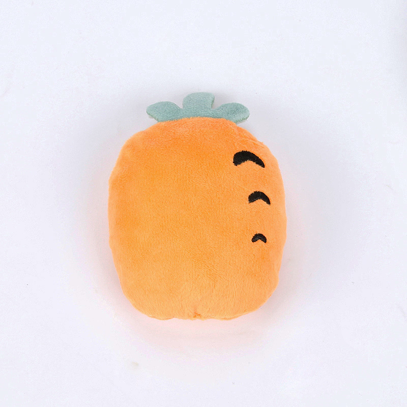 Productos para mascotas nuevos juguetes para gatos Teddy series de frutas de pelo dorado juguetes para gatos de peluche juguetes para perros