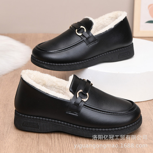 winter cotton shoes women cotton shoes middle-aged mother shoes antiskid wear-resistant fashionable casual women shoes
