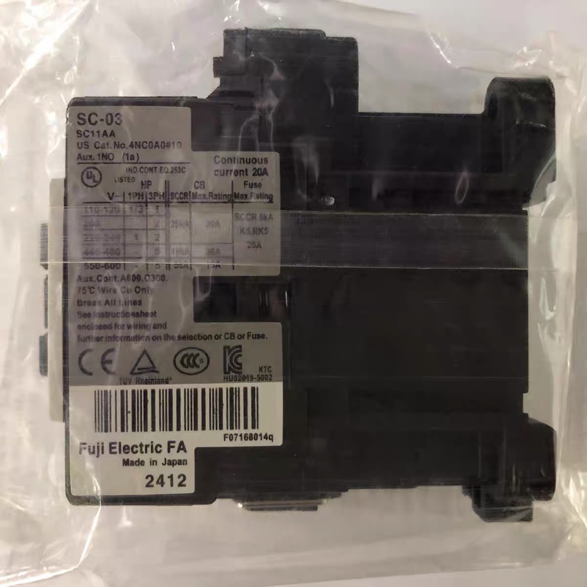 原装正品SC-03 AC220V 4常开富士三级交流接触器-阿里巴巴