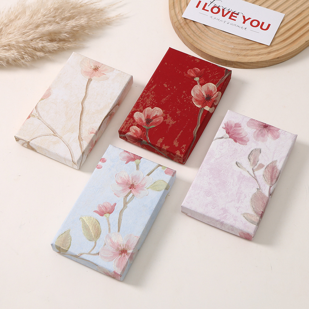 古风繁花似锦包装盒女生礼物口红项链复古创意生日礼物盒定 制