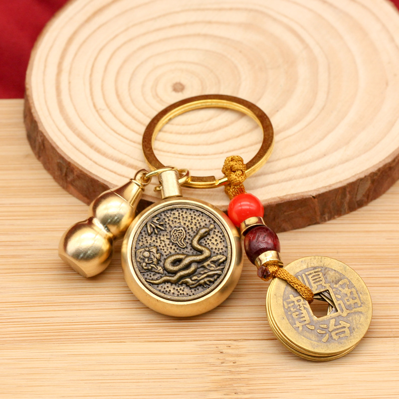 [뱀] 별자리 행운 + 오제 돈 갈색 밧줄 + 조롱박