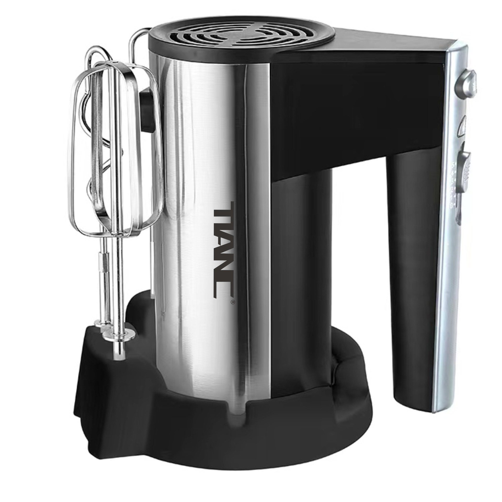 Batidora de huevos eléctrica de acero inoxidable para el hogar con logotipo personalizable, batidora de huevos totalmente automática, batidora de crema al por mayor. image 8