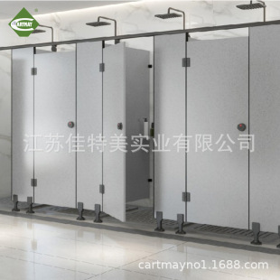 Jiate Beauty Manufacturers Custom Public Toilet Partition Toilet Moisture-Proof Hpl Partition Size Color Can Be Customized