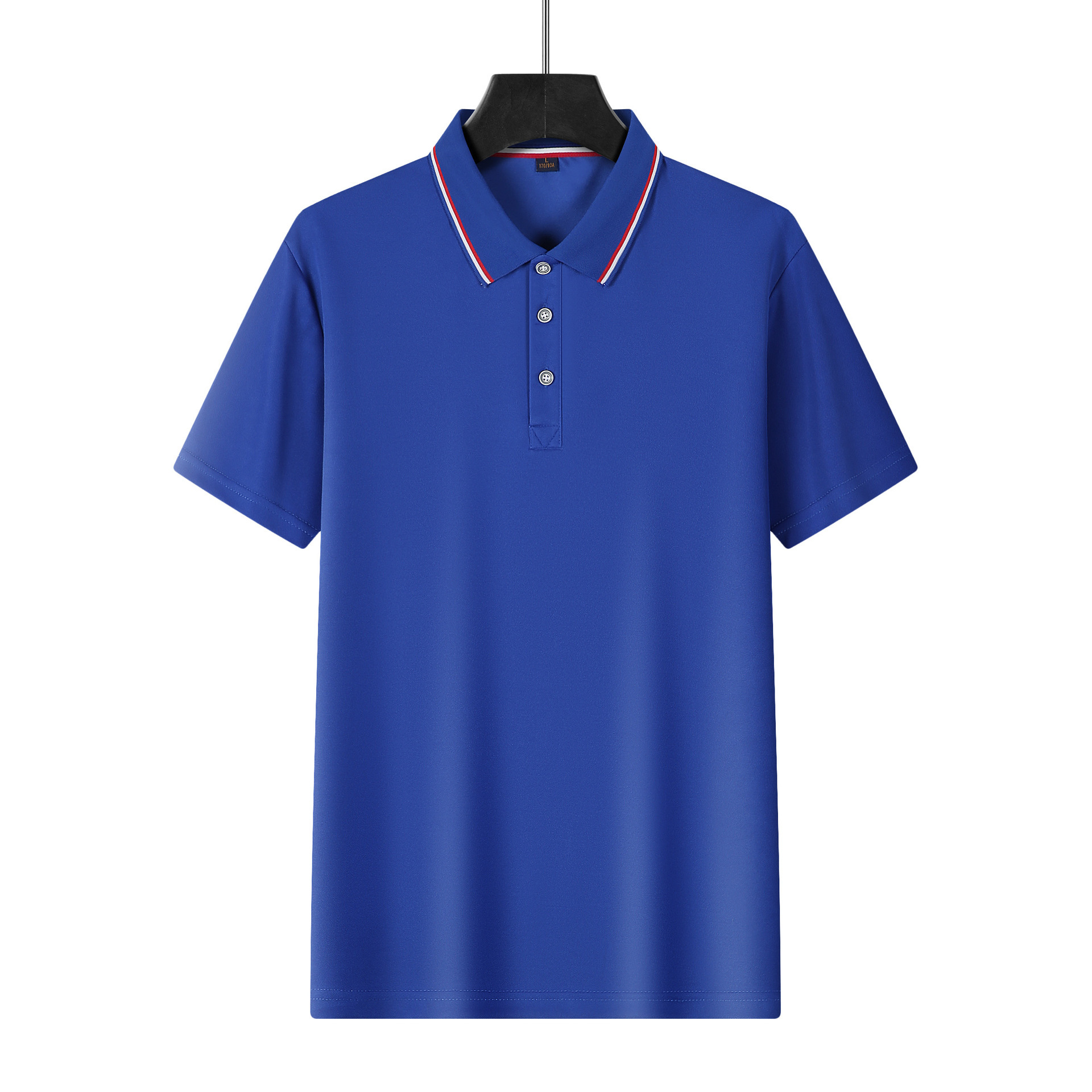 Nuevo transfronterizo americano Amazon polo de manga corta para hombres verano nuevo logotipo de impresión de camisetas publicitarias