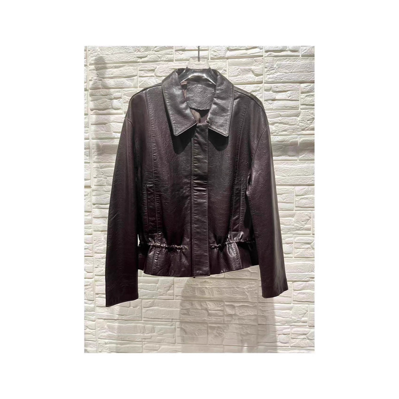 New Style Leather Jacket with a High-End Feel, Casual Sheep Oil Wax Leather Lapel Jacket, Fashionable Leather Coat 2025 New Style Leather Jacket with a High-End Feel, Casual Sheep Oil Wax Leather Lapel Jacket, Fashionable Leather Coat 2025