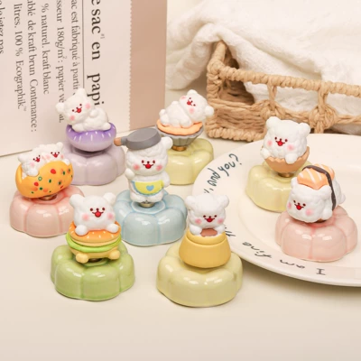 Trendy online sensation: Line dog spinner, rotatable car and desktop ornament, suitable for gifting, selling at stalls, and as a wholesale gift