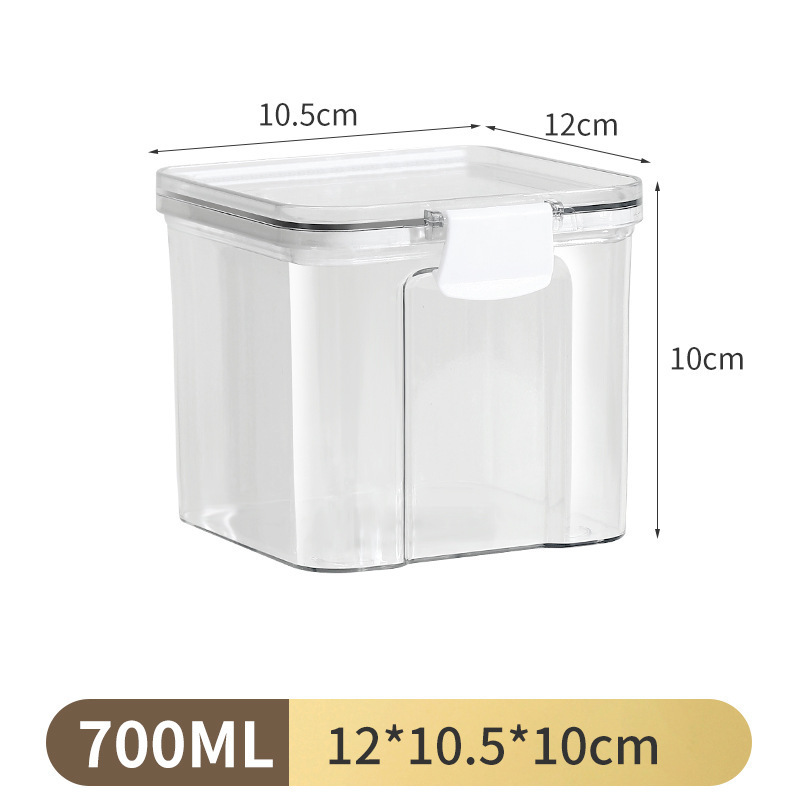 密封缶五穀雑穀厨房収納食品級透明プラスチック缶箱スナック乾燥貨物茶葉貯蔵タンク|undefined