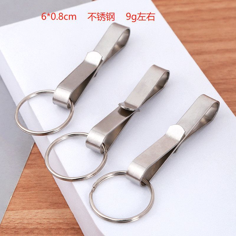 Keychain Stainless Steel Old Style Keychain Metal Key Pendant Belt Buckle Keychain Stainless Steel Old Style Keychain Metal Key Pendant Belt Buckle