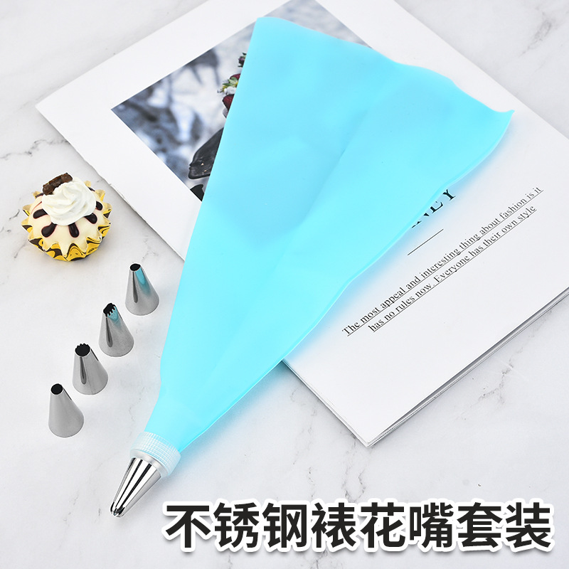 Amazon hornear herramientas pastelería boquilla traje de acero inoxidable pastelería bolsa suministros estricta selección fábrica directa al por mayor