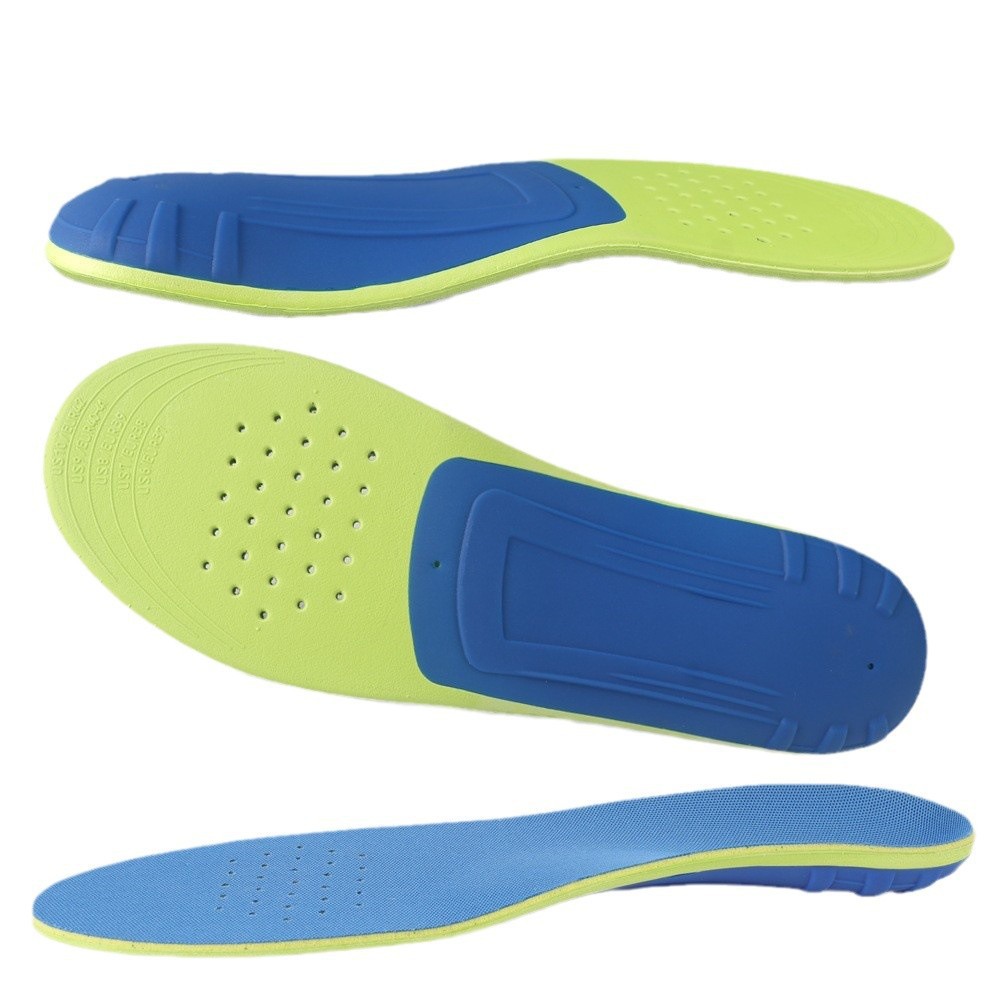 Material EVA arco de soporte zapato deportivo transpirable alta elástica amortiguador plano arco de pie valgus tipo XO corrección