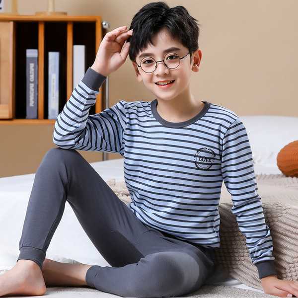 Children's cotton thermal underwear